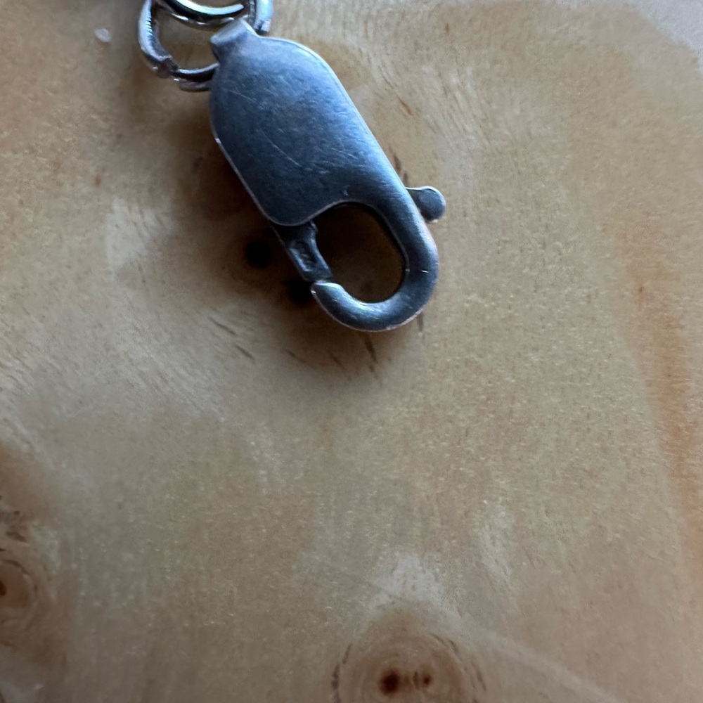 Vintage Solid Sterling Silver Charm Bracelet Diva… - image 5